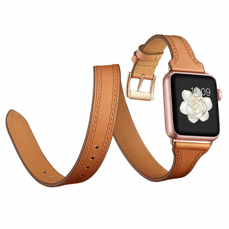 Curea Apple Watch 1 38mm Tech-Protect Longcharm - Maro