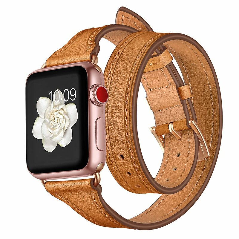 Curea Apple Watch 5 44mm Tech-Protect Longcharm - Maro