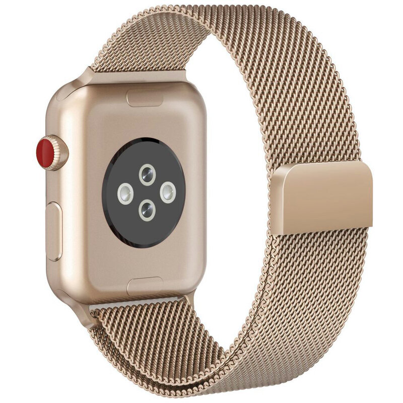 Curea Apple Watch 3 42mm Tech-Protect Milaneseband - Champagne Gold