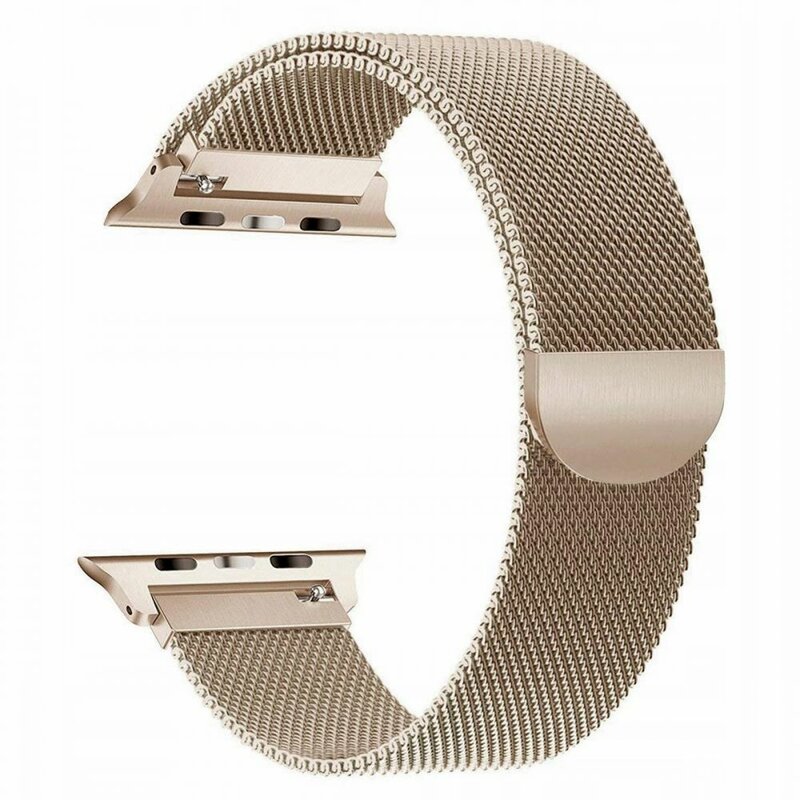 Curea Apple Watch 4 44mm Tech-Protect Milaneseband - Champagne Gold