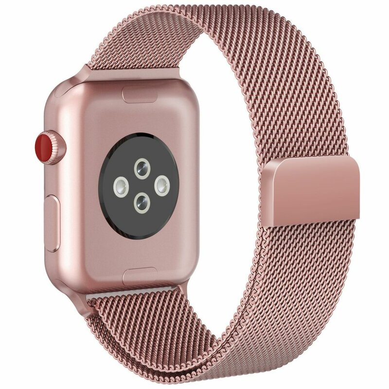 Curea Apple Watch 1 42mm Tech-Protect Milaneseband - Blush Gold