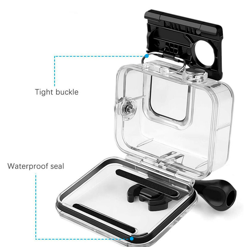 Carcasa Subacvatica GoPro Hero 8 Tech-Protect Waterproof Case - Transparenta