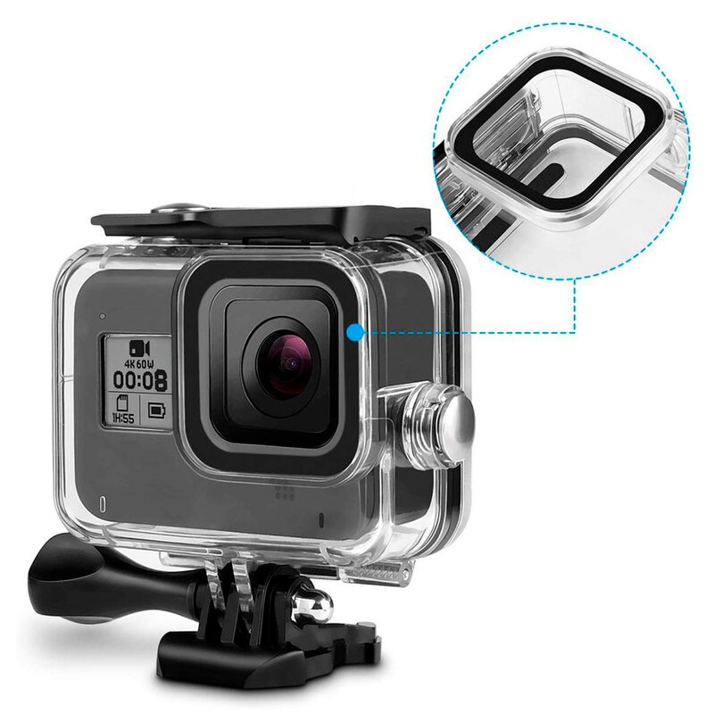 Carcasa Subacvatica GoPro Hero 8 Tech-Protect Waterproof Case - Transparenta