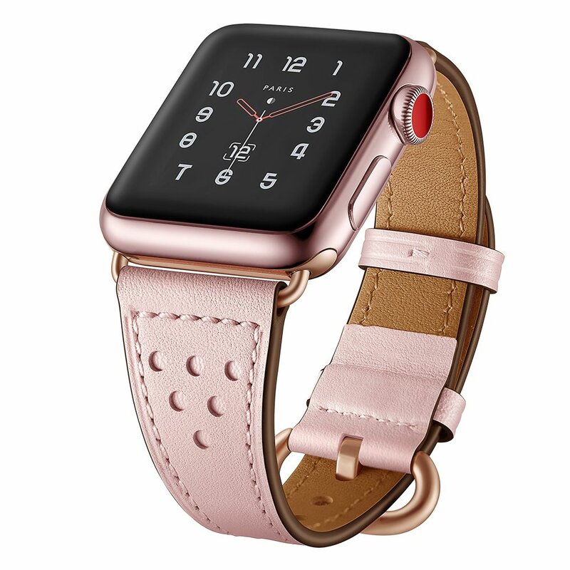 Curea Apple Watch 1 38mm Tech-Protect Milano - Roz