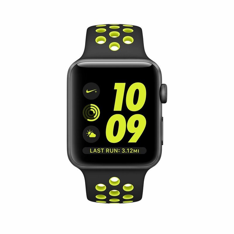 Curea Apple Watch 4 44mm Tech-Protect Softband - Black/Lime