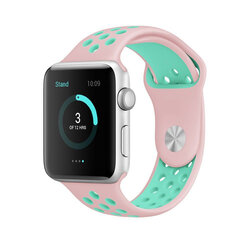 Curea Apple Watch 5 40mm Tech-Protect Softband - Pink/Mint