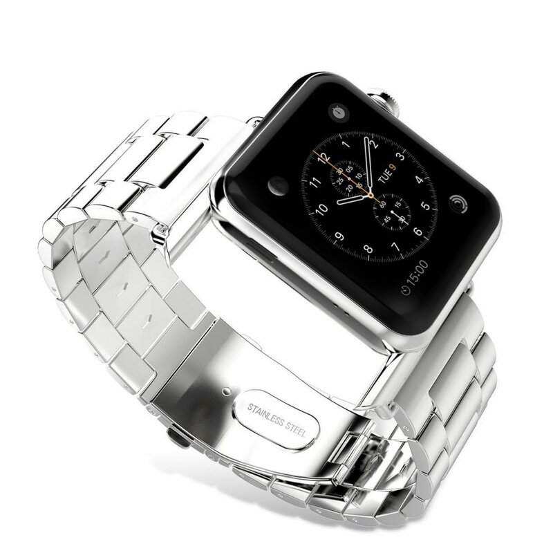 Curea Apple Watch 5 44mm Tech-Protect Stainless - Argintiu