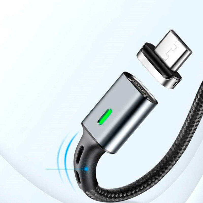 Cablu De Date Elough E05 Magnetic USB to Type-C 3A 1m - Negru