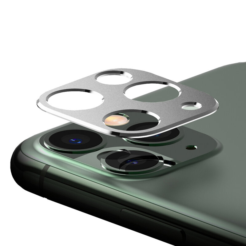Protectie camera iPhone 11 Pro Max Ringke Camera Styling, argintiu
