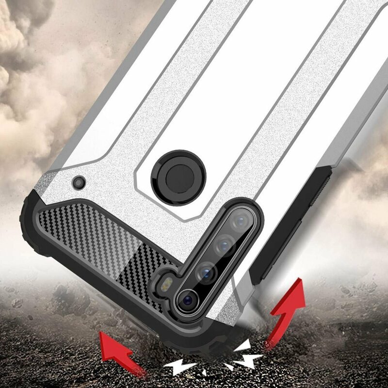 Husa Xiaomi Redmi Note 8T Techsuit Hybrid Armor, albastru