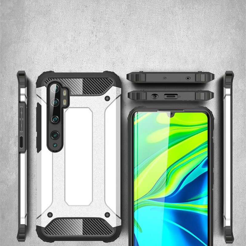 Husa Xiaomi Mi CC9 Pro Techsuit Hybrid Armor, negru