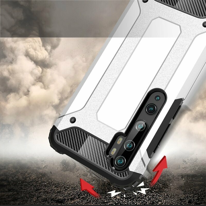 Husa Xiaomi Mi CC9 Pro Techsuit Hybrid Armor, negru