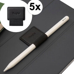 [Pachet 5x] Suport Stylus Pen Ringke Loop Autoadeziv Telefon/Tableta - Negru