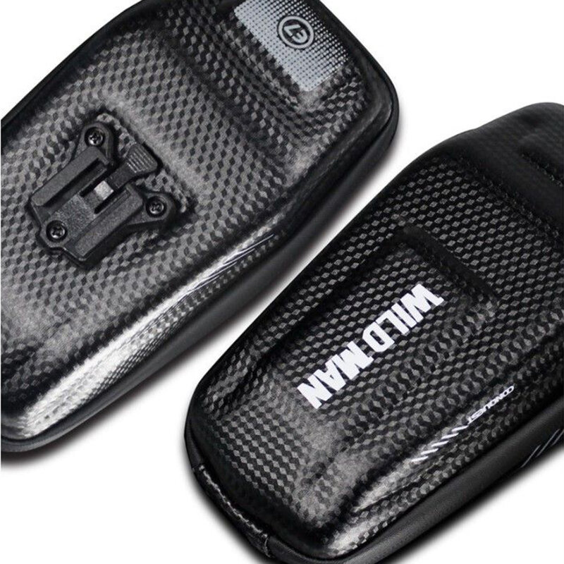 Geanta sa bicicleta impermeabila, detasabila WildMan E7S, 0.8l, negru