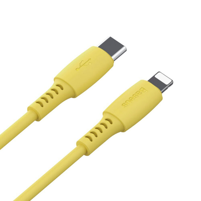 Cablu De Date Baseus Colourful Type-C To Lightning 18W 1,2m - CATLDC-0Y - Galben