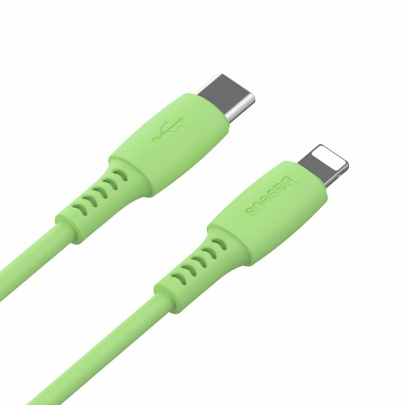 Cablu De Date Baseus Colourful Type-C To Lightning 18W 1,2m - CATLDC-06 - Verde