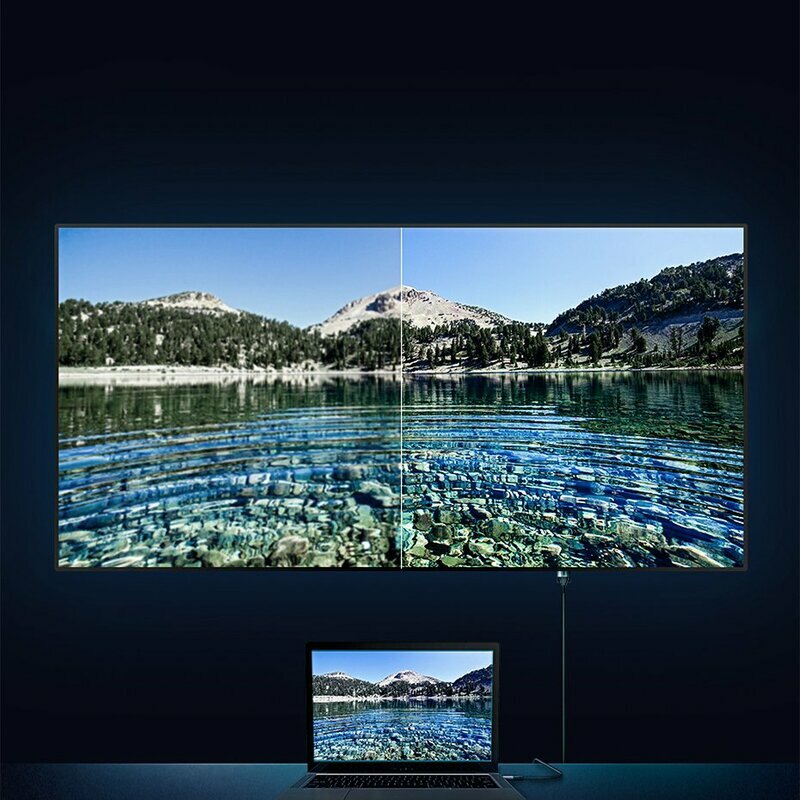 Cablu Video Convertor Baseus Enjoyment Bidirectional DVI to DVI 2K HD 2M - CAKSX-R0G - Negru/Gri