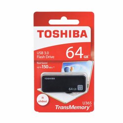 Stick USB Toshiba U365 TransMemory Flash Drive 64GB USB 3.0 150MB/s - Negru