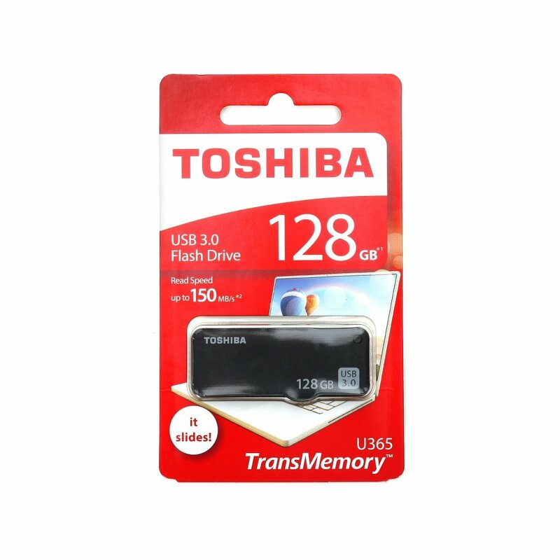 Stick USB Toshiba U365 TransMemory Flash Drive 128GB USB 3.0 150MB/s - Negru