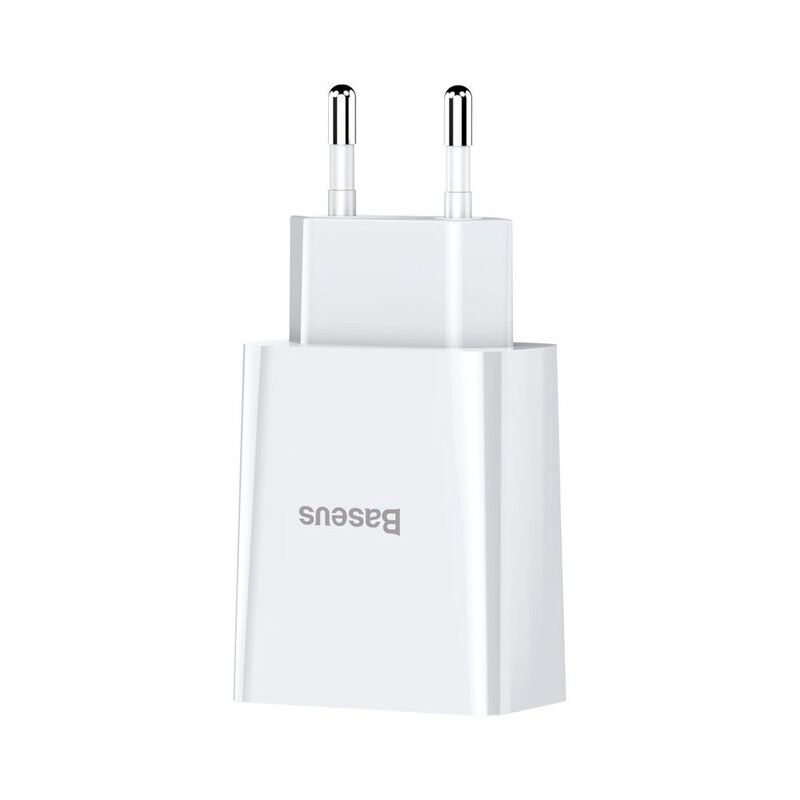 Incarcator Priza Baseus Speed Mini Dual U 2xUSB 2.1A 10.5W - CCFS-R02 - Alb