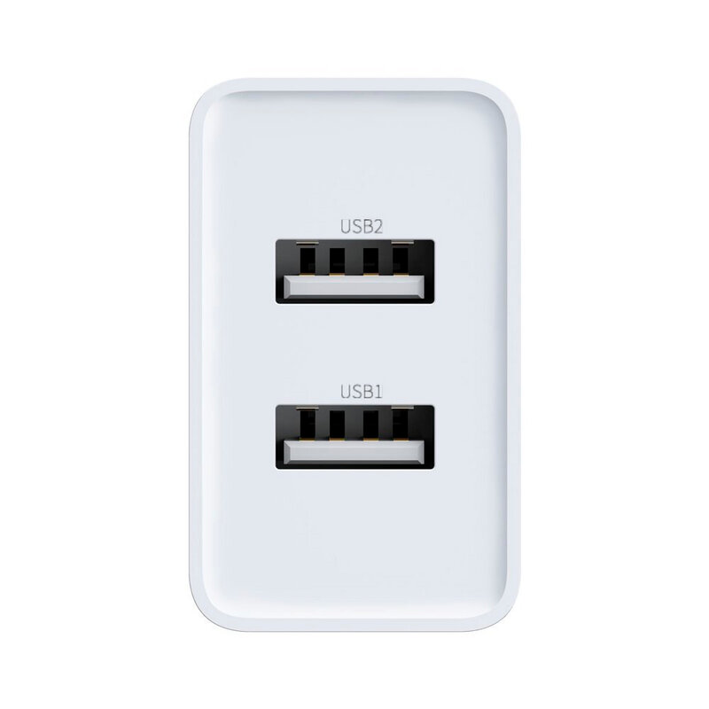 Incarcator Priza Baseus Speed Mini Dual U 2xUSB 2.1A 10.5W - CCFS-R02 - Alb