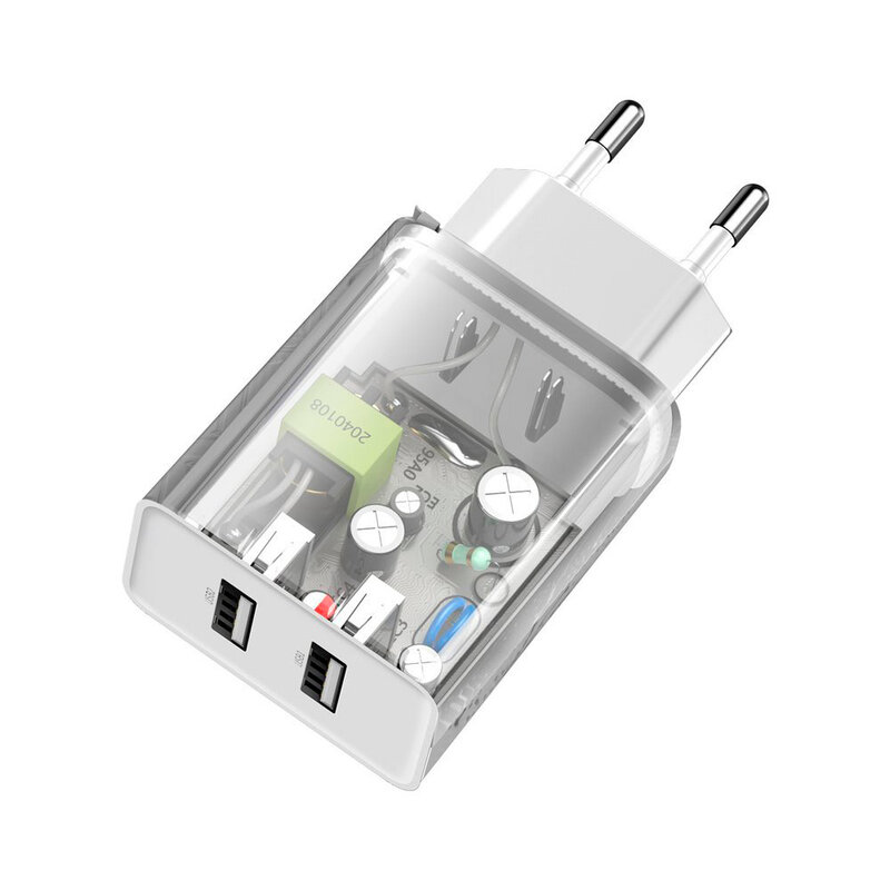 Incarcator Priza Baseus Speed Mini Dual U 2xUSB 2.1A 10.5W - CCFS-R02 - Alb