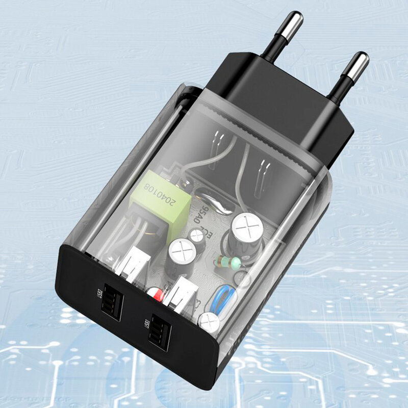 Incarcator Priza Baseus Speed Mini Dual U 2xUSB 2.1A 10.5W - CCFS-R01 - Negru