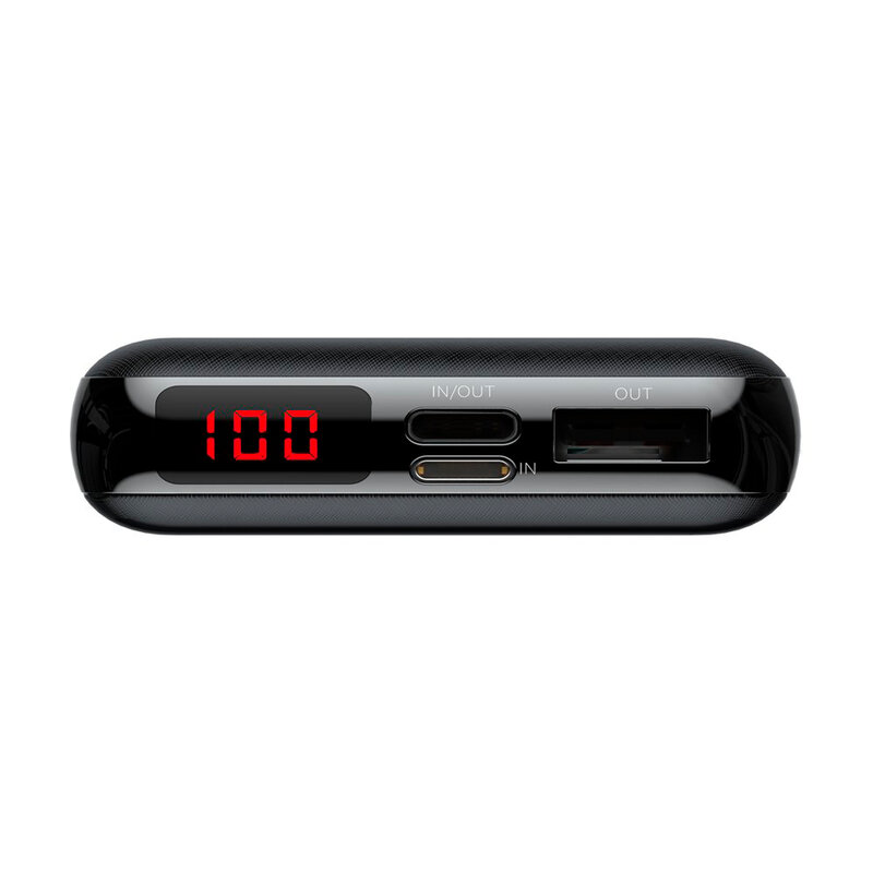 Baterie Externa Baseus Mini S PD Digital Display USB/Type-C/Lightning 10000mAh - PPALL-XF01 - Negru