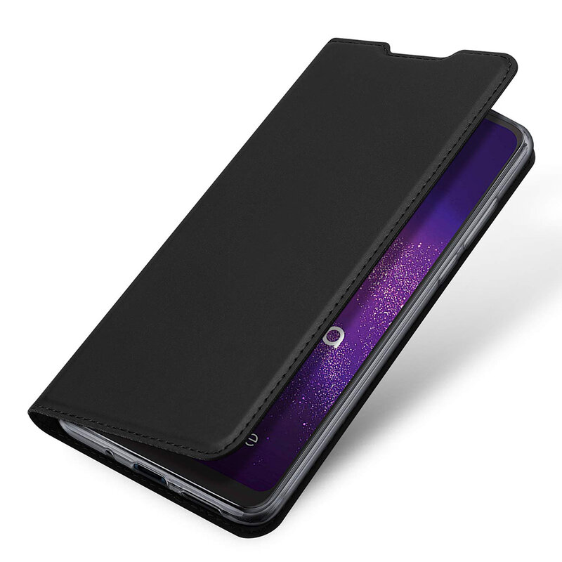 Husa Motorola One Macro Dux Ducis Flip Stand Book - Negru