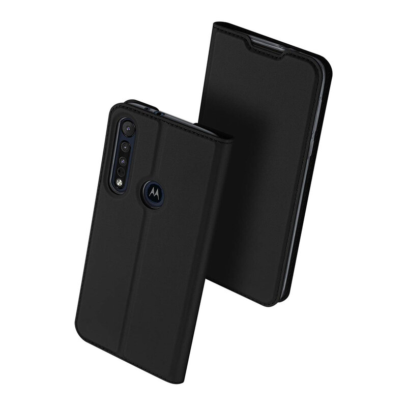 Husa Motorola Moto G8 Play Dux Ducis Flip Stand Book - Negru