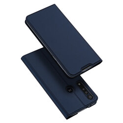 Husa Motorola Moto G8 Play Dux Ducis Flip Stand Book - Albastru