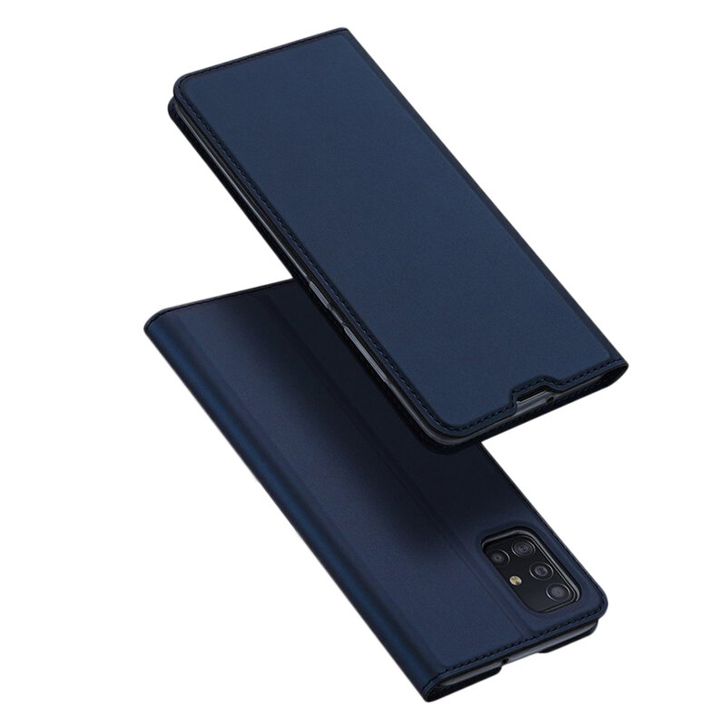 Husa Samsung Galaxy A71 4G Dux Ducis Flip Stand Book - Albastru