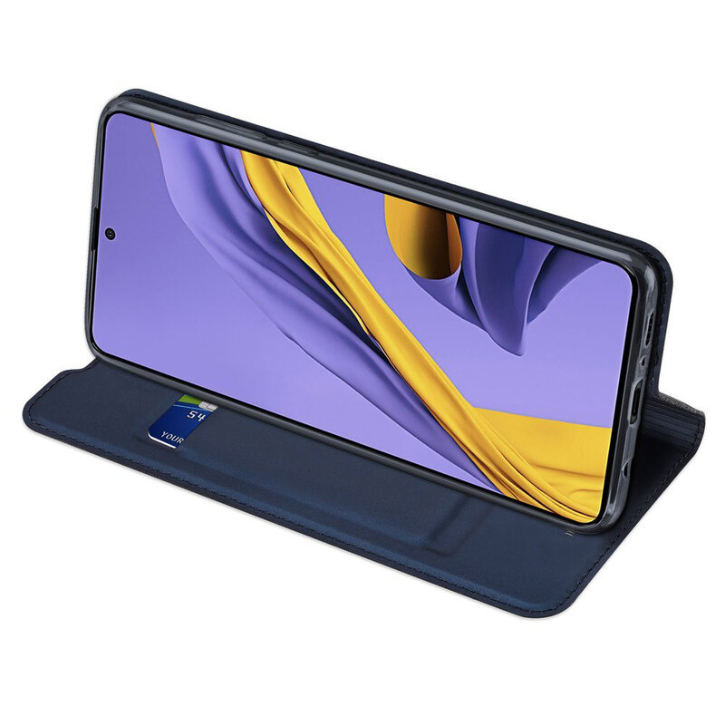 Husa Samsung Galaxy A71 4G Dux Ducis Flip Stand Book - Albastru