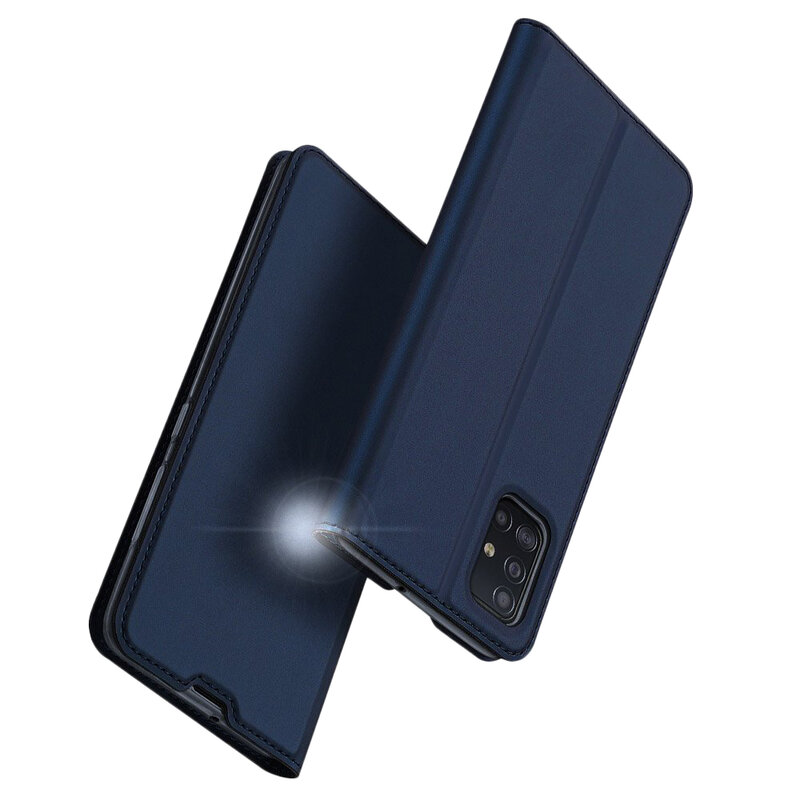 Husa Samsung Galaxy A51 Dux Ducis Flip Stand Book - Albastru