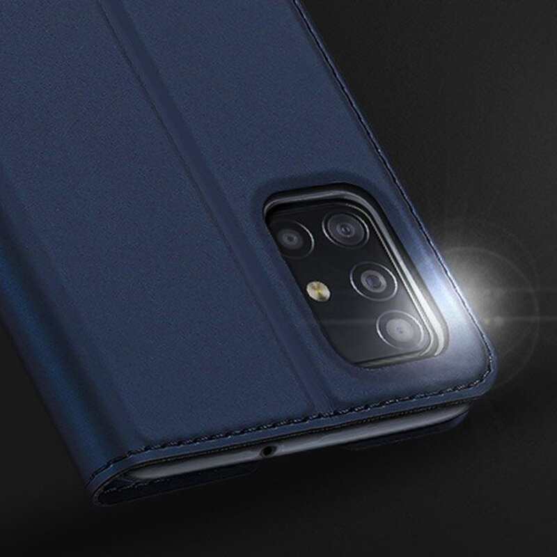 Husa Samsung Galaxy A51 Dux Ducis Flip Stand Book - Albastru