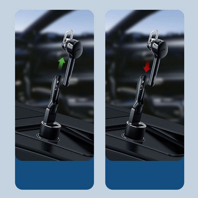 Casca Bluetooth Remax Mini Headset In-ear Headphone with USB Charging Station - RB-T27 - Alb