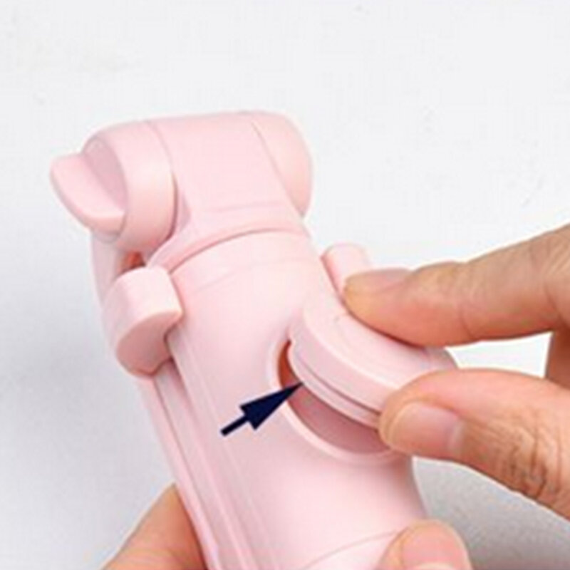 Suport Selfie Stick Baseus Lovely Bluetooth Tripod Telescopic Cu Telecomanda – SUDYZP-E04 – Roz