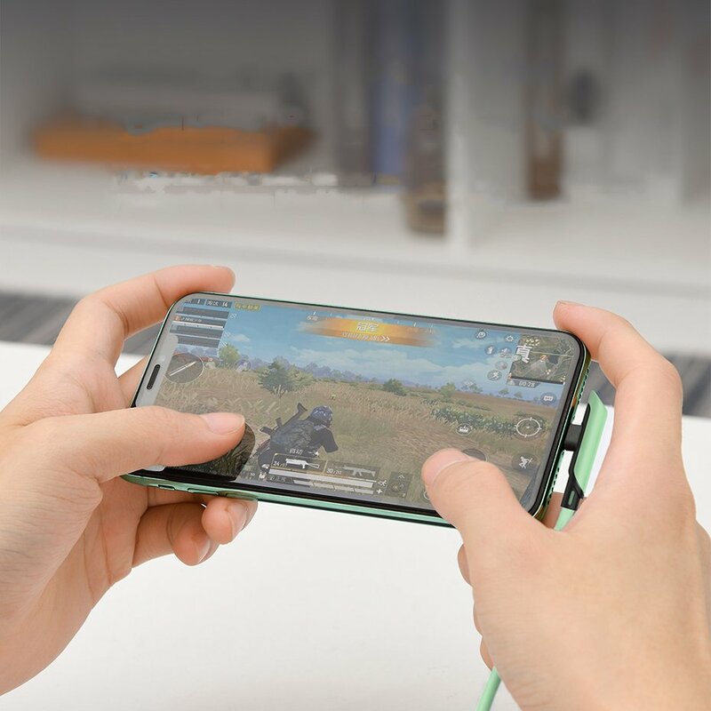 Cablu De Date Baseus Colourful Elbow 90° Type-C To Lightning 18W 1,2m - CATLDC-A06 - Verde