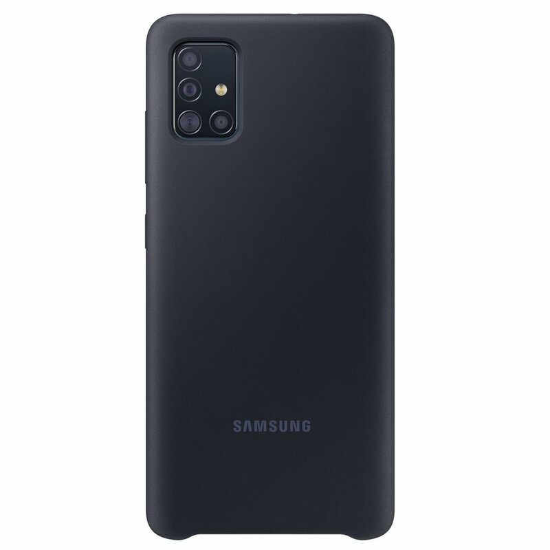 Husa Originala Samsung Galaxy A51 Silicone Cover - Negru