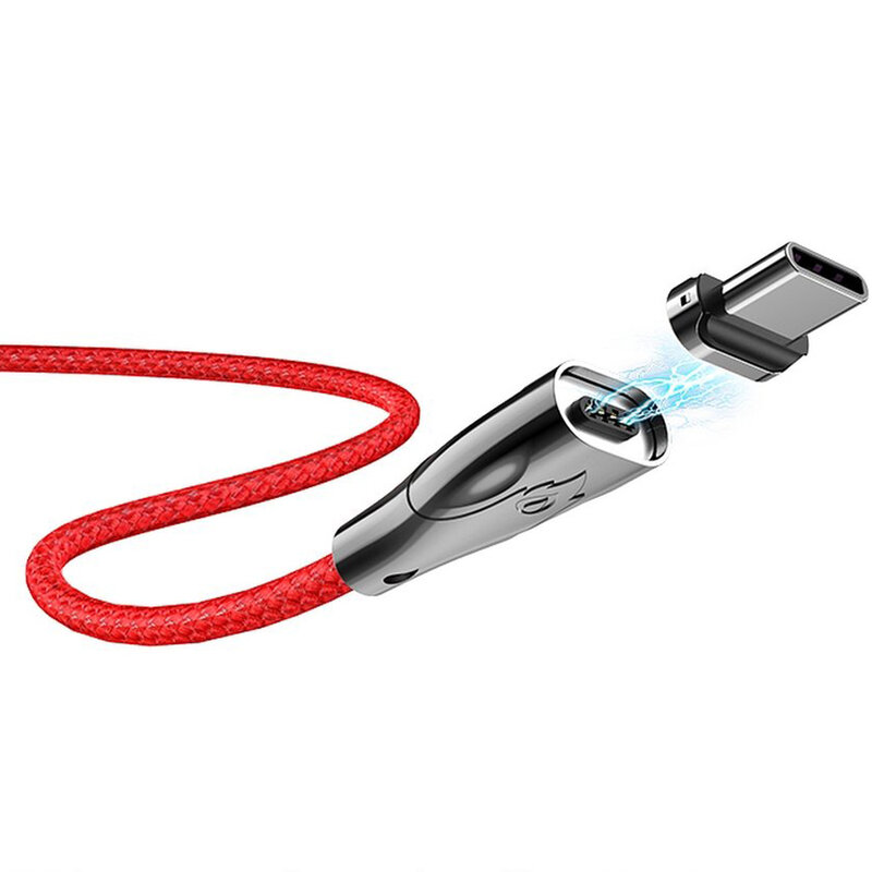 Cablu De Date Hoco U75 Magnetic USB to Type-C 3A 1.2m - Rosu