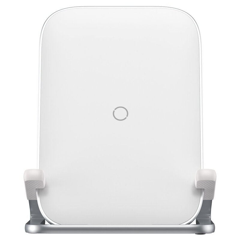 Incarcator Wireless Baseus Rib Cobble Induction Horizontal And Vertical Holder 15W - WXPG-02 - Alb