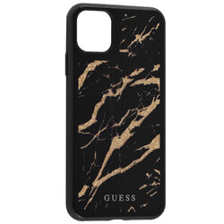 Husa iPhone 11 Pro Max Guess Gold Marble - Negru