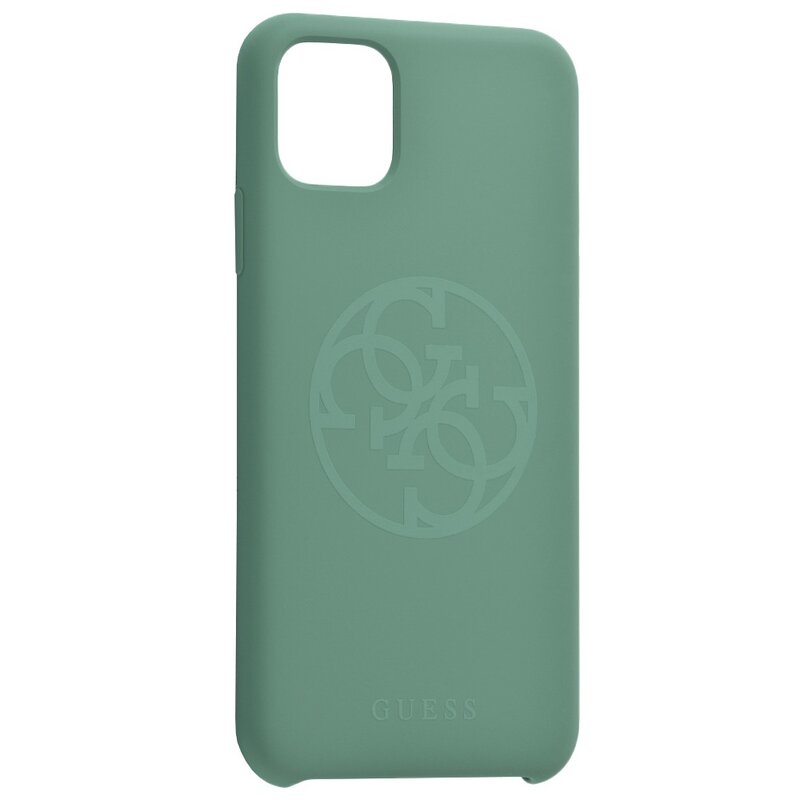 Husa iPhone 11 Guess Silicone Soft Touch - Verde