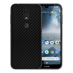 Skin Nokia 4.2 - Sticker Mobster Autoadeziv Pentru Spate - Carbon Black