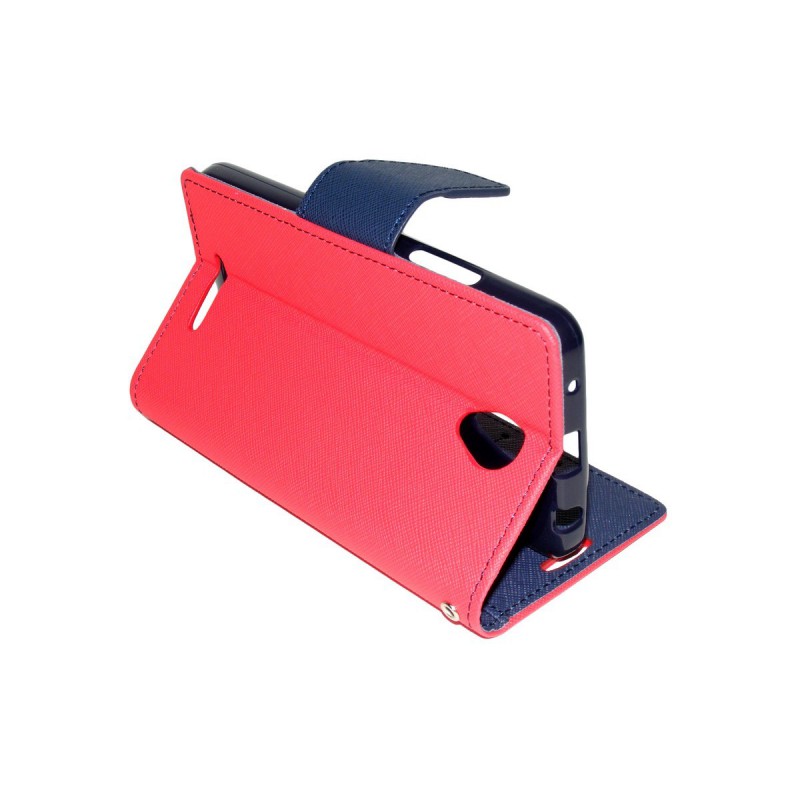Husa Lenovo A5000 Flip Rosu-Albastru MyFancy