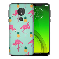 Skin Motorola Moto G7 Power - Sticker Mobster Autoadeziv Pentru Spate - Flamingo