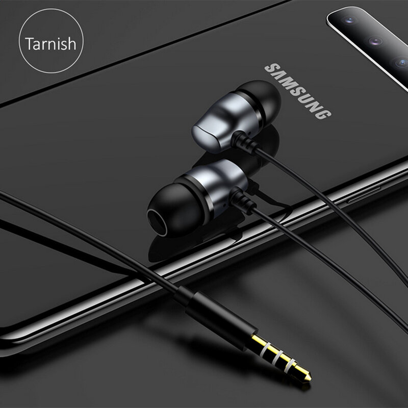 Casti In-Ear Cu Microfon USAMS EP-36 Metal Earphone 1.2m - US-SJ361 - Cenusiu