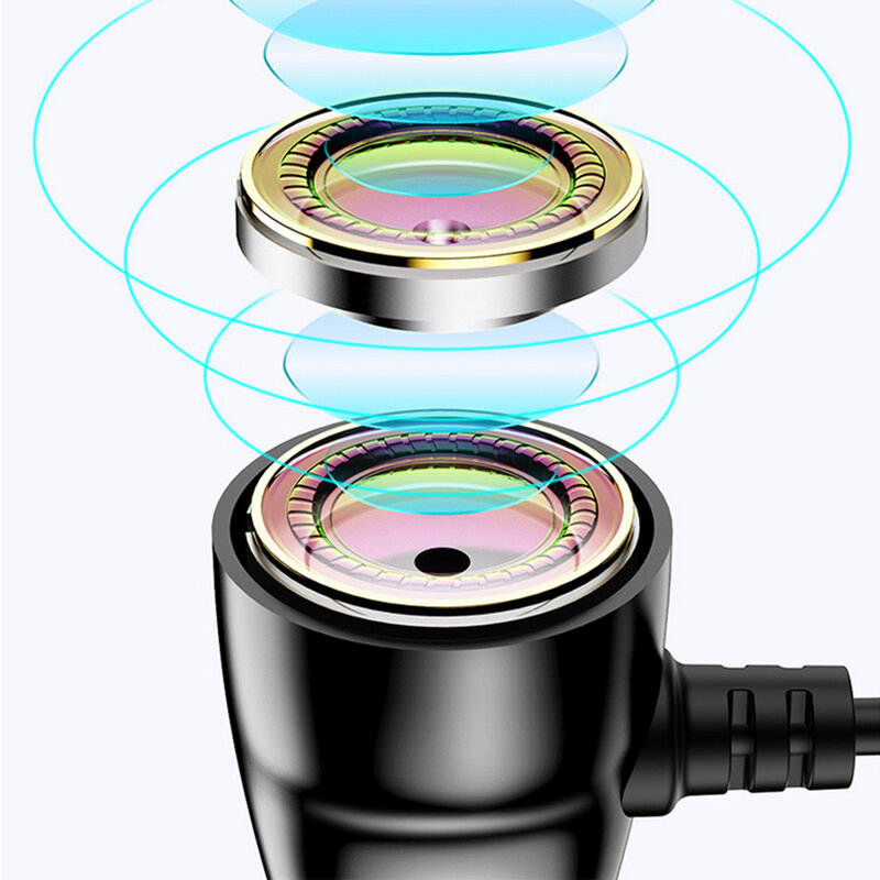 Casti In-Ear Cu Microfon USAMS EP-36 Metal Earphone 1.2m - US-SJ361 - Cenusiu