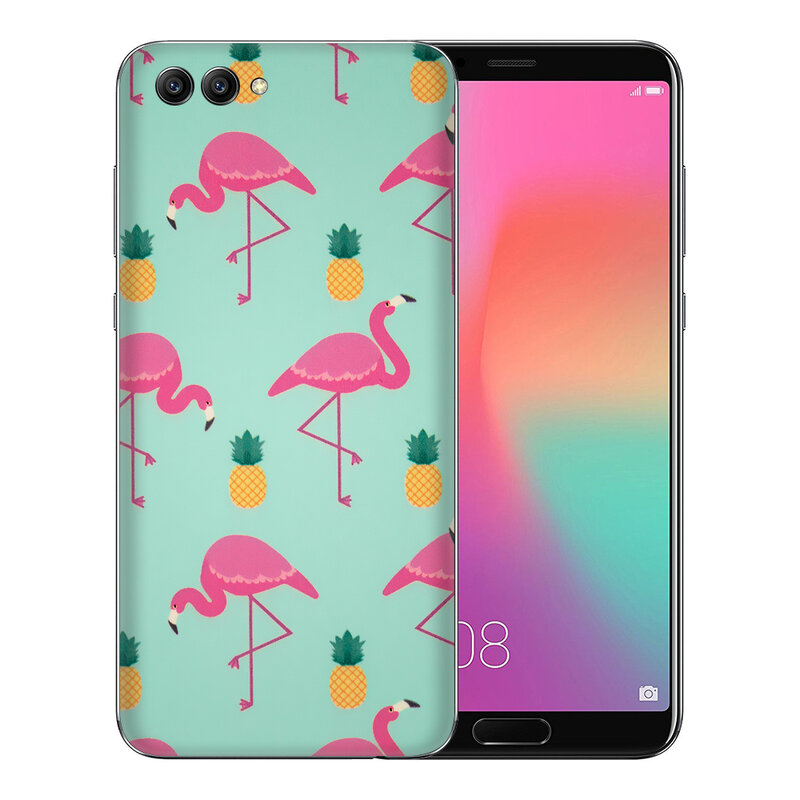 Skin Huawei Honor View 10 - Sticker Mobster Autoadeziv Pentru Spate - Flamingo