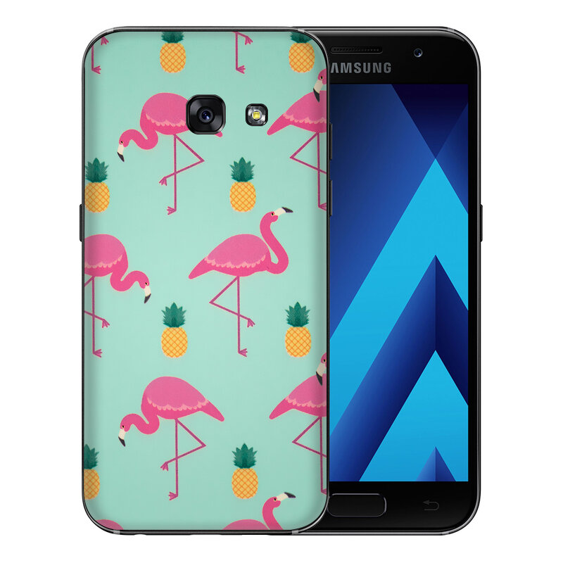 Skin Samsung Galaxy A3 2017 A320 - Sticker Mobster Autoadeziv Pentru Spate - Flamingo